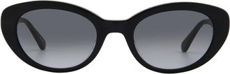 Kate Spade New York Grey Oval Sunglasses CRYSTAL/S 0807/9O