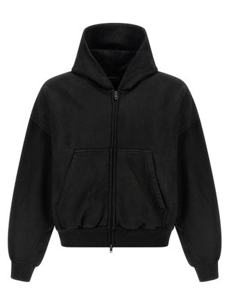 Balenciaga Black Cotton Mens Sweatshirt