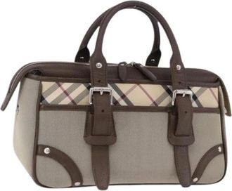Burberry Borsa a mano vintage Pre-owned in tela - - Pre-owned - Donna - Marrone - ONE SIZE