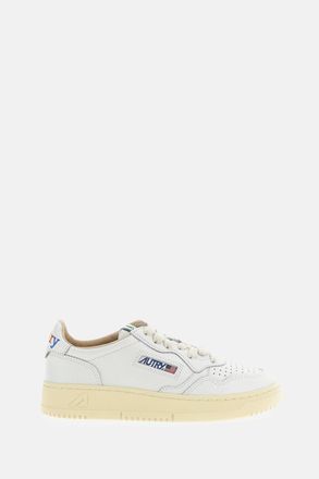 Autry White Medalist Low Leather Sneakers