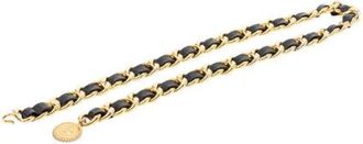 Chanel Pre-owned Belts, female, Multicolor, Size: ONE SIZE Pre-owned Coco Mark 31 RUE Cambon Leather Chain Belt