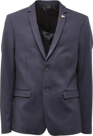 Patrizia Pepe Navy Jack Made in Italy - Heren - Blazers - Blauw - XL - Jassen