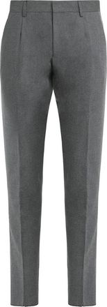 Moorer Wollen Mix Broek - Heren - Nette broeken - Grijs - M - Wol - Broeken