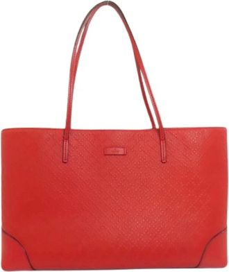Gucci Pre-owned Tote Bags, female, Red, Size: ONE SIZE Pre-owned Vintage Tote Bag