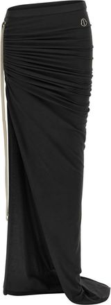 Rick Owens Black Adjustable Moncler Rick Owens Skirt