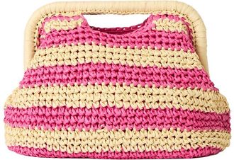 BTB Los Angeles Btb Los Angeles Torino Straw Clutch