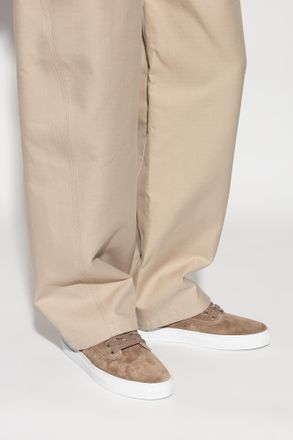 Givenchy Leather Sports Shoes, Mens, Brown