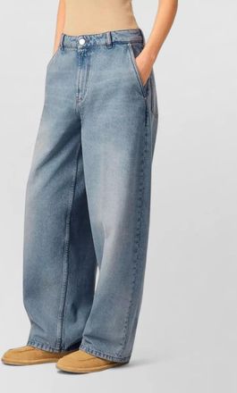 Ami balloon-leg regular-fit denim jeans