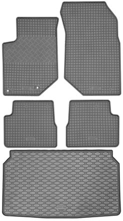 OEM Opel Mokka B Crossover A Partir De Febrero De 2021 Set - Alfombrillas De Goma Para Coche + Alfombrilla Para Maletero
