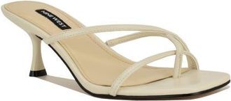 Nine West Anirey Slide Sandal in Ivory at Nordstrom, Size 8.5