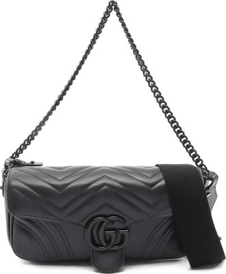 Gucci 2000s GG Marmont shoulder bag - Black