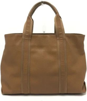 Bottega Veneta Pre-owned Fabric handbags - Dames - Vintage Shopper - Bruin - ONE Size - Vintage