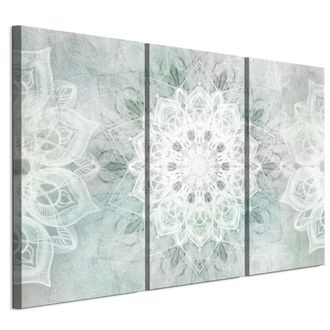 OEM Cuadro Sobre Lienzo Italiano De 90 X 60 Cm, Tr&iacute;ptico - Estilo Boho - Fondos Y Estampados Cuadro Sobre Lienzo Italiano De 120 X 80 Cm, Tr&iacute;ptico - Estil