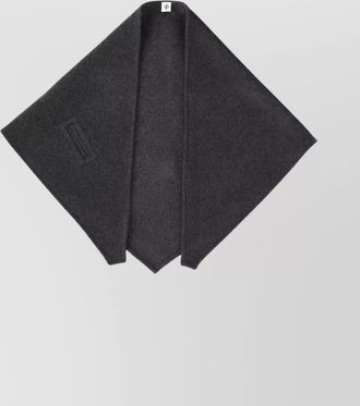 The Garment rectangular scarf fringed edges