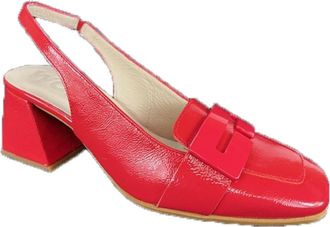 Wonders Mocassin Schoenen A-6312 - Dames - Pumps - Rood - 40 EU - Schoenen