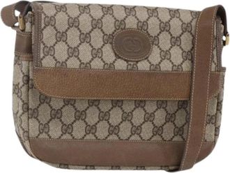 Gucci Pre-owned Vintage Crossbody Tas - Dames - Vintage Schoudertas - Beige - ONE Size - Vintage