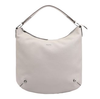 Dents Womens Azurine Leather Hobo Bag - Grey - One Size