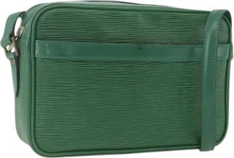Louis Vuitton Pre-owned Vintage Leren Crossbody Tas - Dames - Vintage Schoudertas - Groen - ONE Size - Leer - Vintage