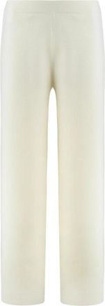 P.A.R.O.S.H. Sweater Pants - Dames - Straight fit broeken - Beige - M - Wol - Broeken