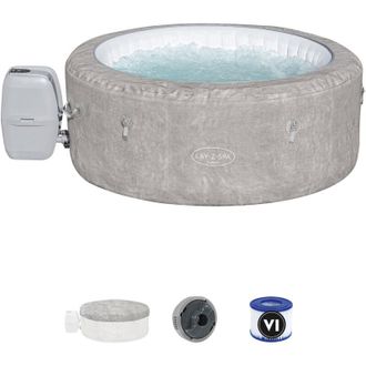 Bestway Spa Hinchable Bestway Lay-z-spa Zurich 180x66 Cm Para 4 Personas Con Airjet Y Cobertor