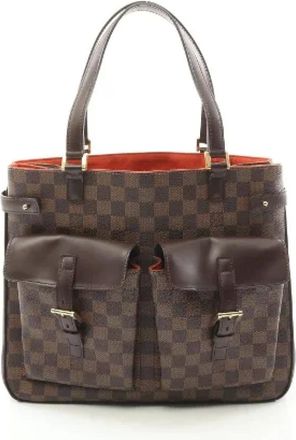 Louis Vuitton Pre-owned Tote Bags, female, Brown, Size: ONE SIZE Pre-owned Canvas totes