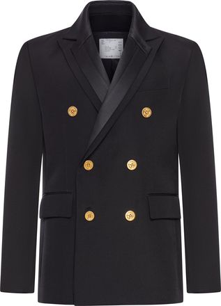sacai DOUBLE-FACE COTTON AND SILK JACKET - Sacai - Man