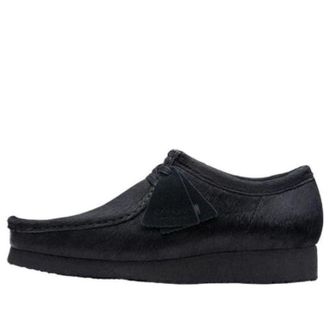Clarks Wallabee Hair On Black 26174031