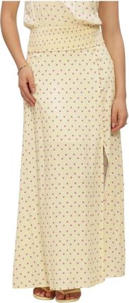 Ydence Skirt Louis - Dames - Maxi Rokken - Geel - XS - Rayon - Rokken