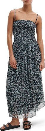 Rag & Bone Hallie Floral Print Sleeveless Maxi Dress in Sal Floral at Nordstrom, Size Xx-Small