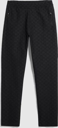 Gucci GG Jersey Jacquard Sportswear Pants, Size XXXL, Black, Ready-to-wear