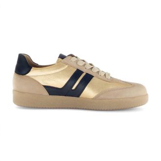 Gabor Womens 63.300 Low Sneaker In 14 Caramel/gold/schw