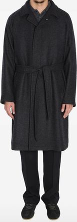 Tagliatore Salomon belted coat - Grey