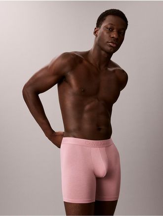 Calvin Klein Mens Ultra Soft Modal Boxer Brief - Pink - XL