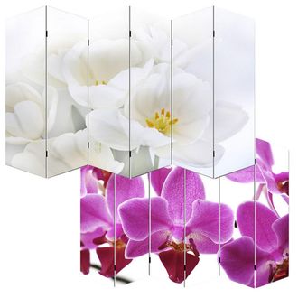 Hhg Hhg - Foto Paravent Separador De Ambientes Partici&oacute;n M68 Certificado Mvg, 180x240cm, Orqu&iacute;dea