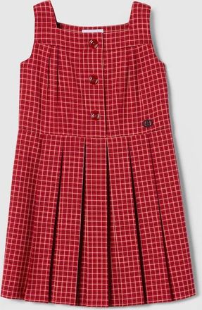 Gucci Kids - Check Wool Dress, Red, Ready-to-wear
