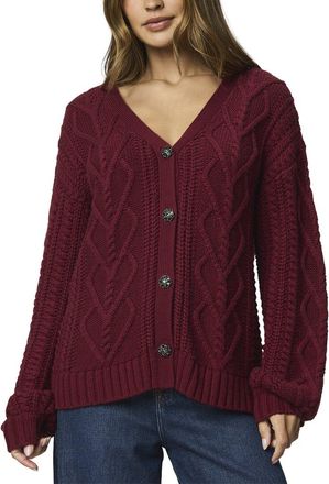 Splendid Harlow Hearts Wool-Blend Cardigan