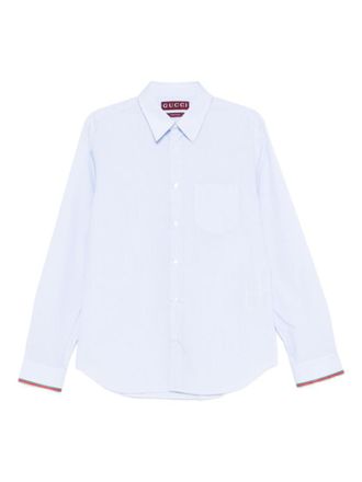 Gucci Light Blue Solid Shirt