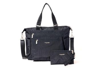 Baggallini Trifecta Convertible Backpack Handbags French Navy, Nylon