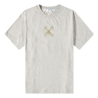 Off-white Splash Arrow T-Shirt Grey OMAA027S23JER0050817
