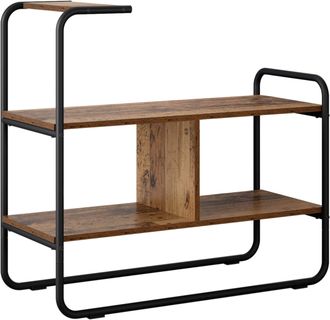 vidaXL Mesa Consola Madera Envejecida 80 X 35 X 75 Cm Vidaxl