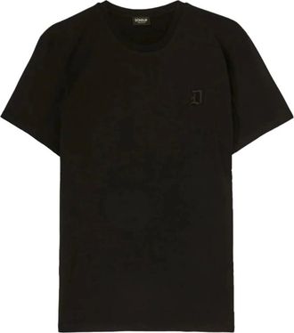 Dondup Hombre, Camisetas, Negro, Talla: L