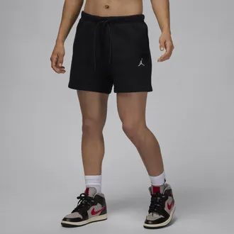 Nike Jordan Womens Jordan Brooklyn Fleece Shorts in Black | FV7080-010