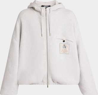 Jacquemus Mens Torneo Zip Hoodie