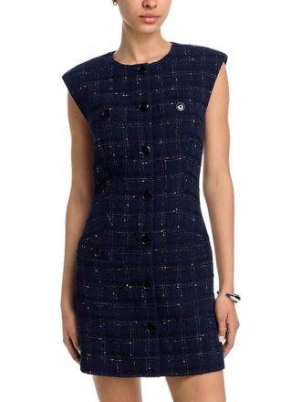 Veronica Beard Tamara Mini Dress In Navy