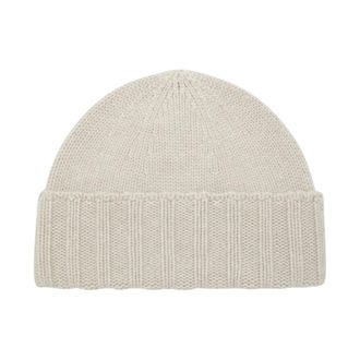 Drumohr Cuffia Rasata - Heren - Accessoires - Wit - Maat: 46 CM Kasjmier