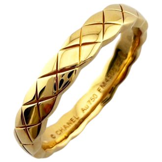 Chanel Yellow Gold Yellow Gold (18K) Band Ring (Pre-Owned)