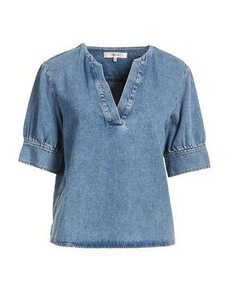 Frame Denim THE DENIM VNECK POPOVER TOP