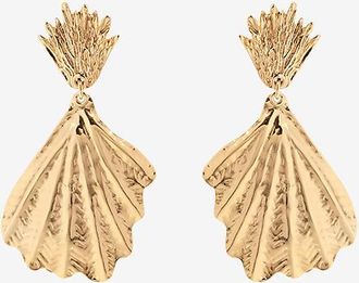 Gas Bijoux Goldene Ohrhänger Shellona GM