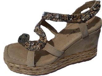 Alma En Pena Womens Zafiro Wedge Sandals