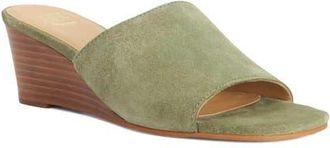 Dune London Kaydee Wedge Slide Sandal in Sage Suede at Nordstrom, Size 11Us